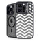 Silver Chevron iPhone 16 Pro Kickstand Case